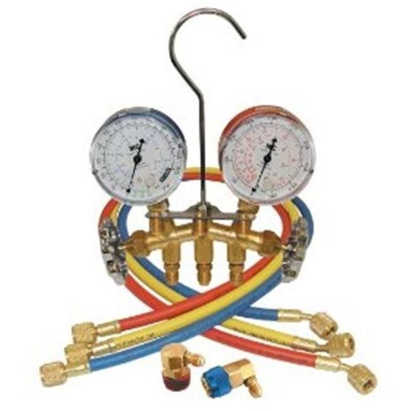 Mastercool 66661 R134A Brass Manifold Set, Mastercool, Mfr#: ML66661